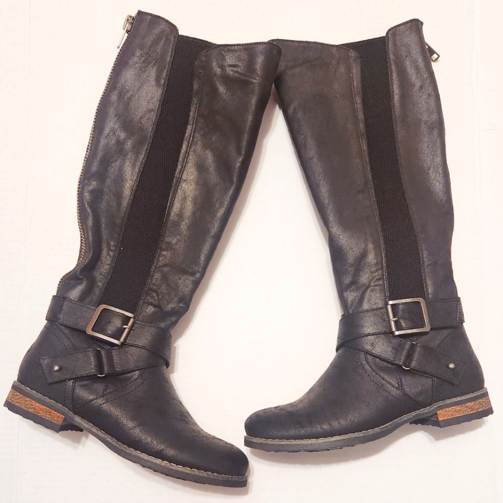 Womens B52 By Bullboxer Faith Black‎ Knee High Boots